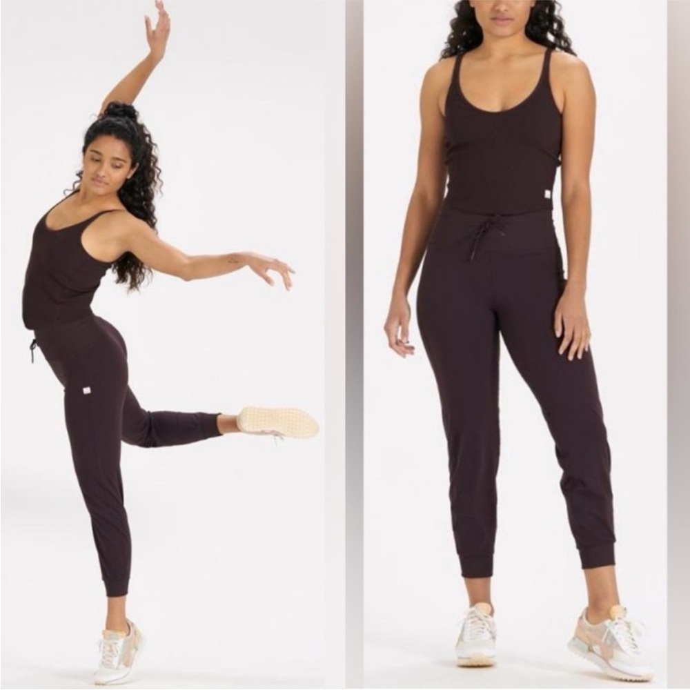 Vuori Daily Jogger Athletic Athleisure Dark Cherry Purple